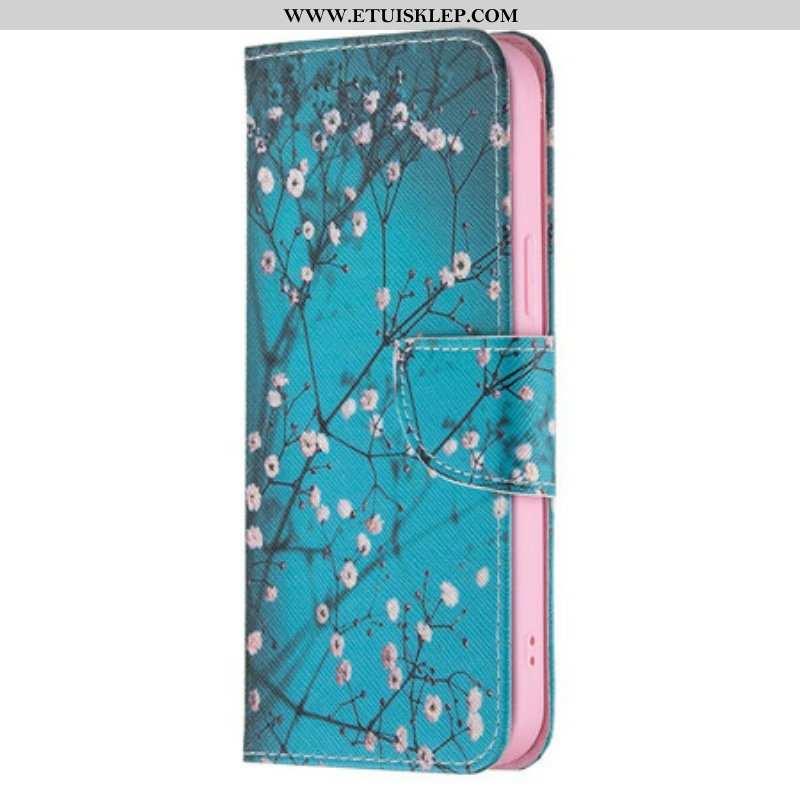 Etui Folio do iPhone 13 Pro Max Kwitnąca Gałąź